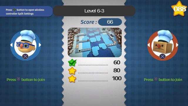 Overcooked! 3 Star Levels: World 6