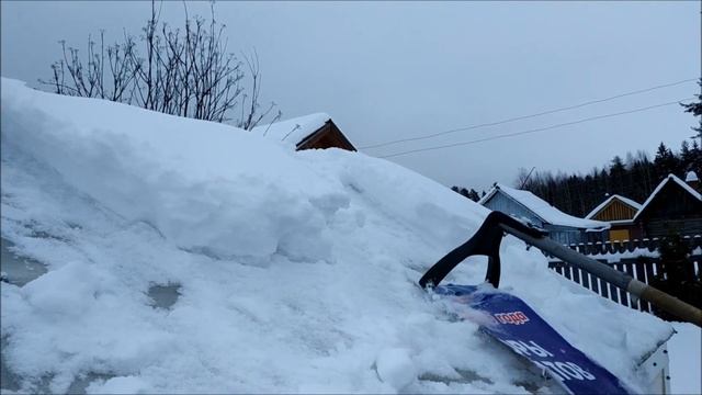 Как легко убрать снег с теплицы смотреть онлайн