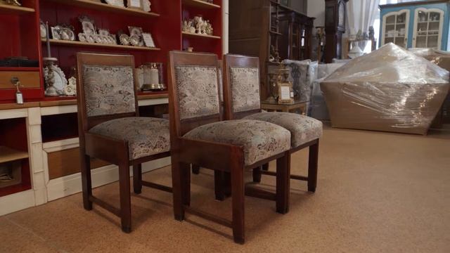 Старинный комплект стульев в стиле модерн смотреть онлайн