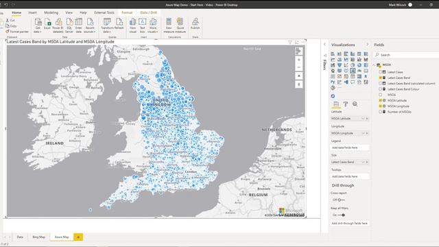 The Azure Map Visual смотреть онлайн