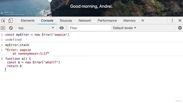 JavaScript Adv Concepts Error Handling 1102 Errors In JavaScript смотреть онлайн