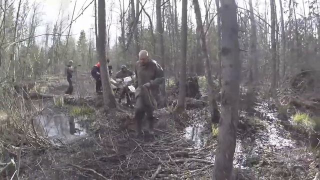 Эндуро покатушки "На Ладогу коротким путём" Часть 3 смотреть онлайн