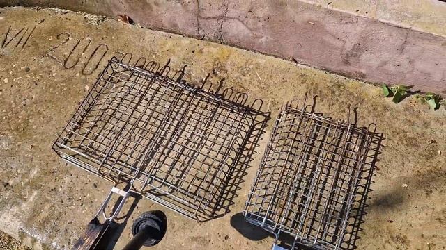 Моем решётки для барбекю. смотреть онлайн