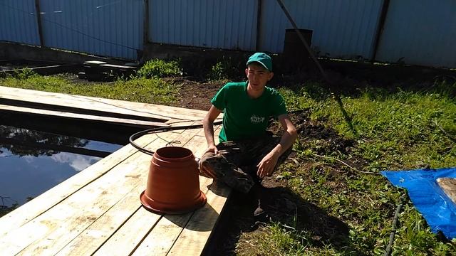 Фильтр для пруда.Как сделать фильтр для пруда.Как сделать фильтр для пруда своими руками.[Часть 3].