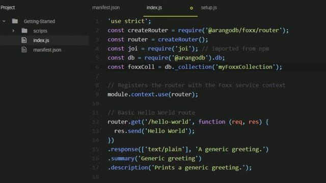 05 - Scripts and Accessing the Database with Foxx смотреть онлайн