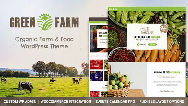Green Farm - Organic Food Farm & Eco Food Store WordPress Theme | Themeforest Website Templates and смотреть онлайн