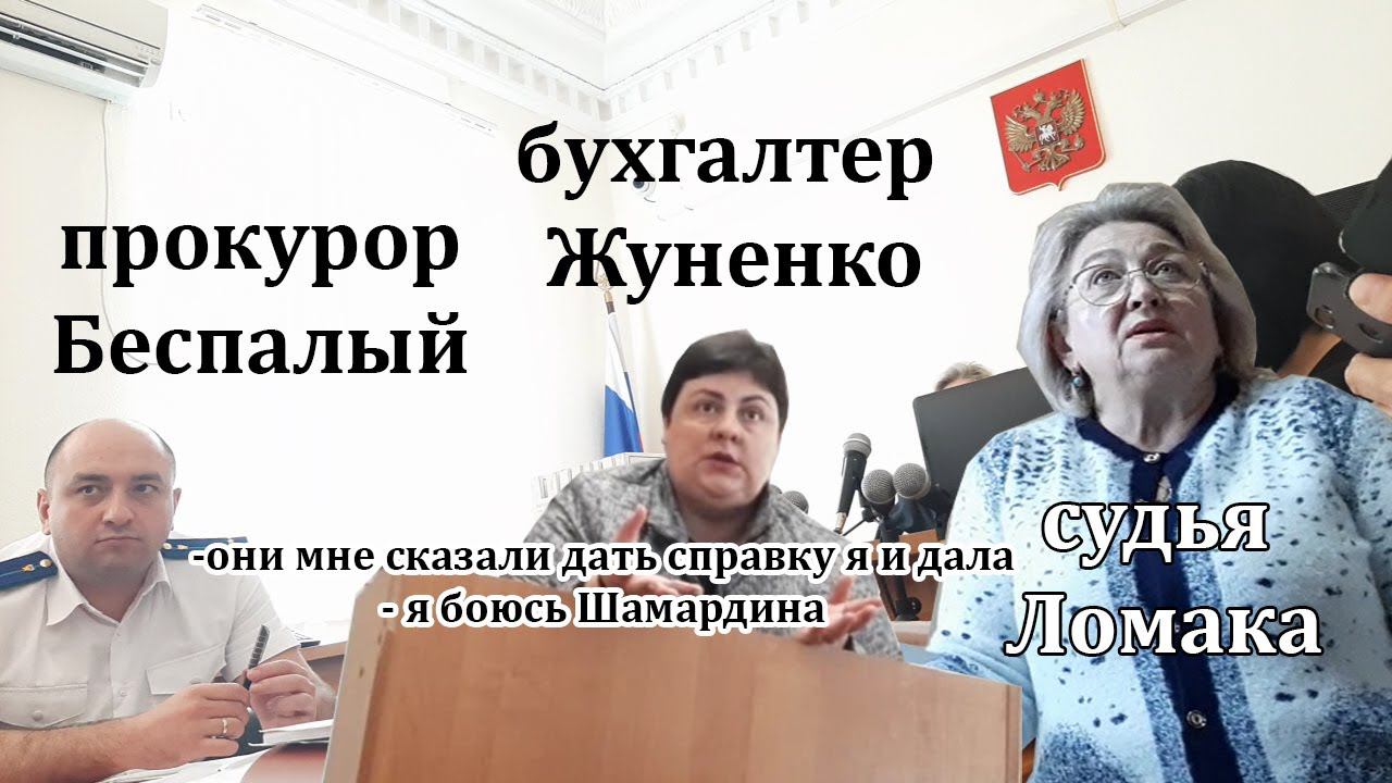 #32. Допрос трусливого бухгалтера Жуненко. 28.10.2022 Суд Шамардина и Андреева 158 УК. Тимашевск смотреть онлайн