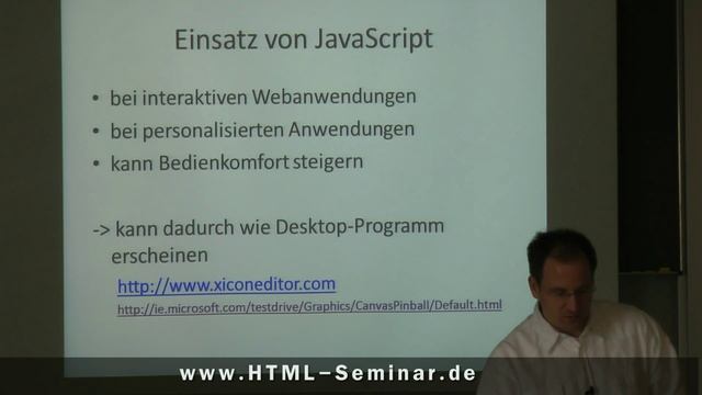 JavaScript Einführung - vom Kurs unter http://www.HTML-Seminar.de смотреть онлайн