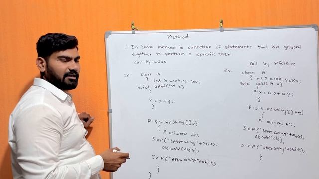 Method in java | call by value and call by reference in java explained in Marathi смотреть онлайн