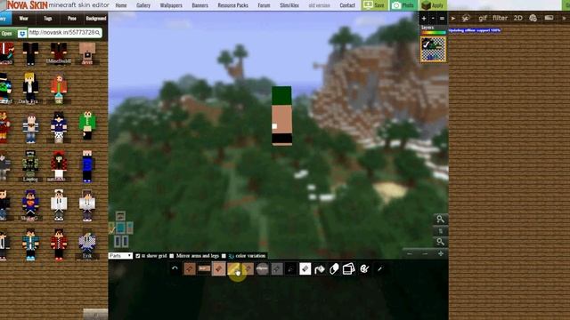 Как создать скин?|MineCraft Turorial смотреть онлайн