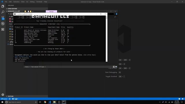 Bamazon Command Line Application | Video Demonstration смотреть онлайн