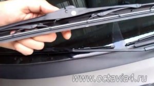 Замена щеток стеклоочистителя видео Шкода Октавия
