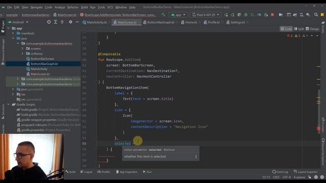 Bottom Navigation with Jetpack Compose смотреть онлайн