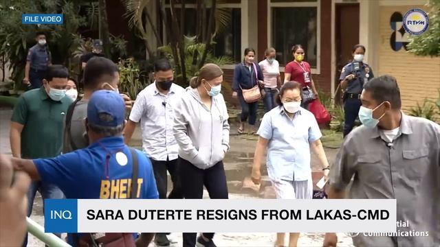 Sara Duterte resigns from Lakas-CMD смотреть онлайн