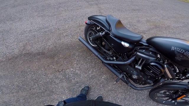 Python 2.5 Slash-Cut Slip-On Muffler For Sportster Iron 883 смотреть онлайн