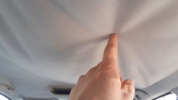 Opel zafira ткань потолка