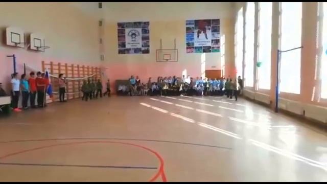 Подосинковская средняя школа. Смотр строя и песни 2020. Класс "3Б" смотреть онлайн
