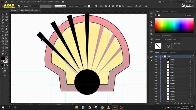 Draw our First Set of Gradient Logos | Adobe Illustrator | Class 14 смотреть онлайн