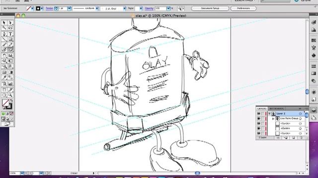 Illustrator (CS3 and above) Live Paint смотреть онлайн