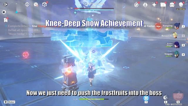 Cryo Hypostasis Hidden Achievement Guide (5 Primogems) | Knee-Deep Snow Achievement Full Guide смотреть онлайн