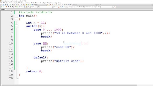 Using Range in the Case Values of Switch Statement | C Programming Video Tutorial смотреть онлайн