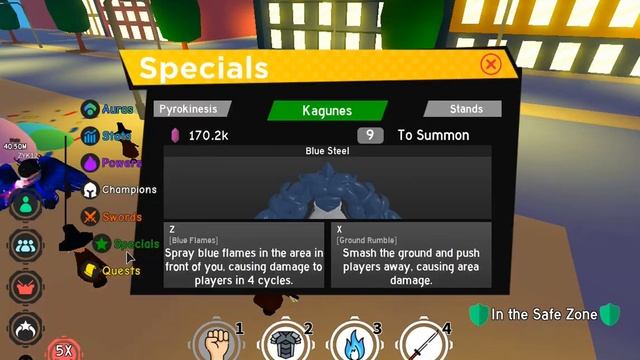 Blue Steel Kagune | Roblox : Anime Fighting Simulator смотреть онлайн