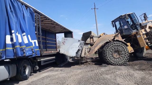 Как з Украины в Азербайджан гранит грузят#3 смотреть онлайн