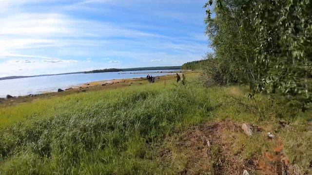 Прогулка по острову Олений в Белом море. смотреть онлайн