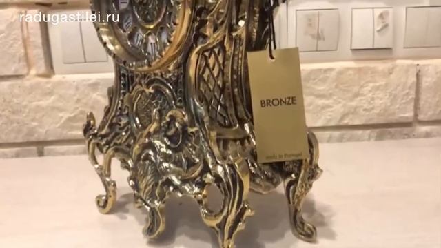 Бронзовые каминные часы «Санчо» / купить в интернет магазине смотреть онлайн