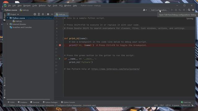 PYTHON LECTURE 2 : Your first python code in cmd (command prompt) and in pycharm software смотреть онлайн