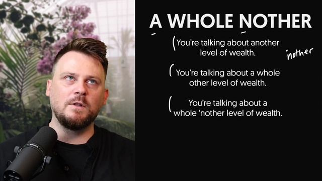 is 'A WHOLE NOTHER' correct English? смотреть онлайн