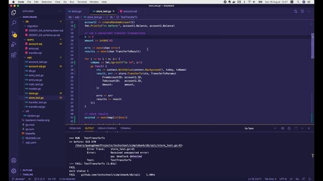 [Backend #7] DB transaction lock & How to handle deadlock in Golang смотреть онлайн