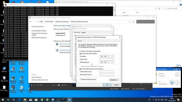 How to set up a minecraft server and port forward it(port forwarding only for Huawei routers) Part- смотреть онлайн