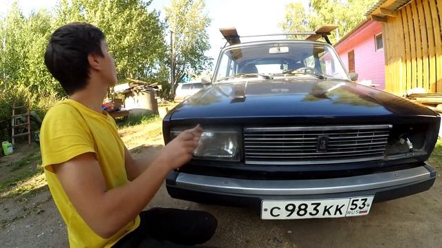 #2 Американские габариты на классику за 50рублей! ВАЗ2104 смотреть онлайн