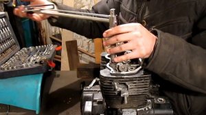 Сборка мотора 162 FMJ. Новое сердце для Honda CBX 125 F .Часть 3.2.[Old Biker VRN]