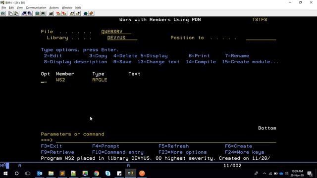 Creating POST web service in RPGLE | IBMi AS400 | yusy4code смотреть онлайн