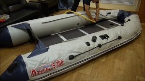 Как собрать и разобрать лодку (на примере лодки ADMIRAL S360 ГК «ТОНАР»)