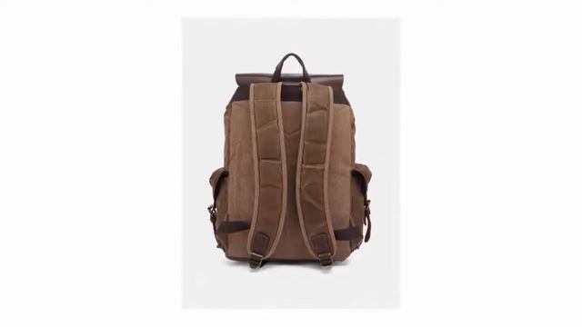 Men Waterproof Canvas Retro Computer Backpack Необычный компьютерный винтажный рюкзак мужской смотреть онлайн