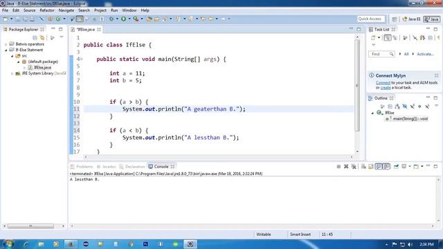 java if else statement 2016 in eclipse смотреть онлайн