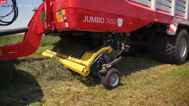Pottinger Jumbo 7450 | Комбинированный прицеп-подборщик