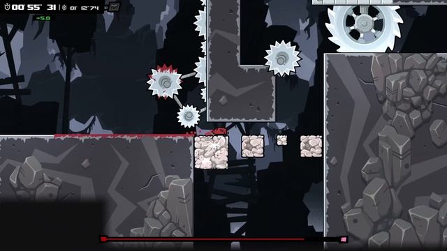 ❚Super Meat Boy Forever❙Chipper Grove Dark World ❰No Death Speedrun IL❙S Ranks❱❚ смотреть онлайн