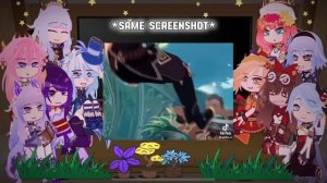 ✨Genshin girls react to Aether + more✨ (Part 2) | Genshin Impact (GC) | Aether's straight harem✨