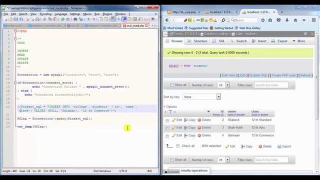 15 MySql CRUD Using PHP - Advanced Php Tutorial for Beginners смотреть онлайн