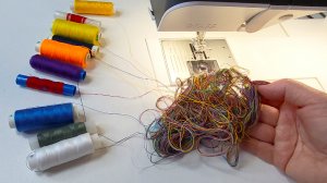 Даже остатки ниток не выбрасываю, а пускаю в дело, получается стильно, современно и очень необычно