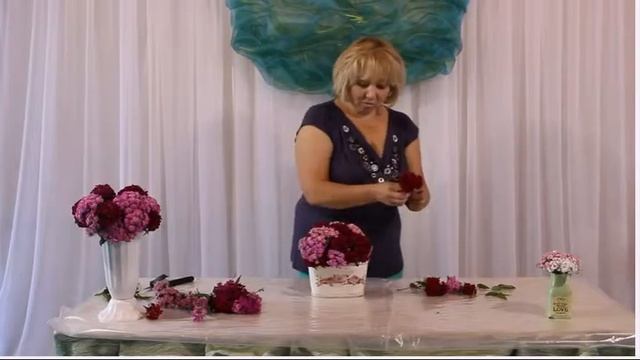 Как сделать композицию из садовой гвоздики смотреть онлайн