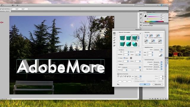 Photoshop CS5: 3D Text (Extended) смотреть онлайн