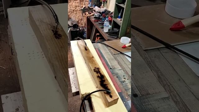 Узоры Лихтенберга. Аппарат для выжигания из микроволновки ч. 1 смотреть онлайн