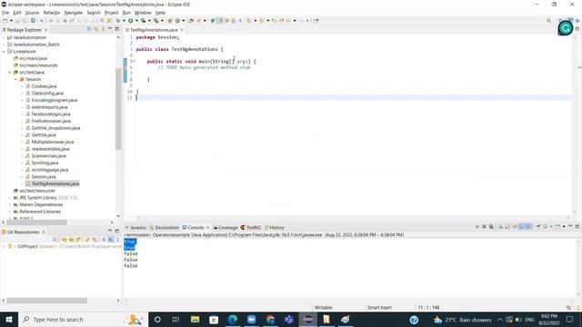 Selenium with java Part-10(Test NG & Annotations ) смотреть онлайн