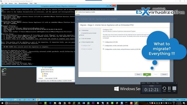 How to Migrate Windows Based vCenter to VCSA 6.5 смотреть онлайн