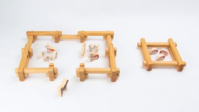 Деревянный конструктор – Двор от Томик смотреть онлайн